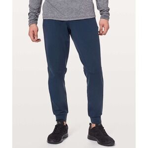 Lululemon Intent Jogger Pant Men's Medium True Navy Stretch Luon Travel Athletic